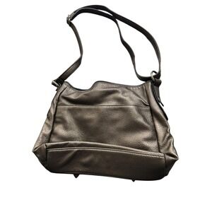 Franco Sarto Metallic Bronze Shoulder Bag Purse